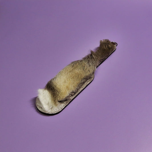 Colossus Paddle - Brown Leather & Hair on Hide Reindeer