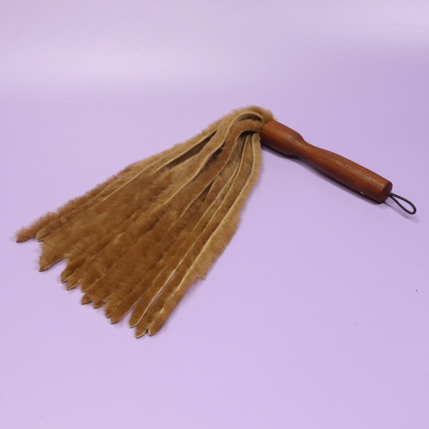 Brown Sheepskin Flogger