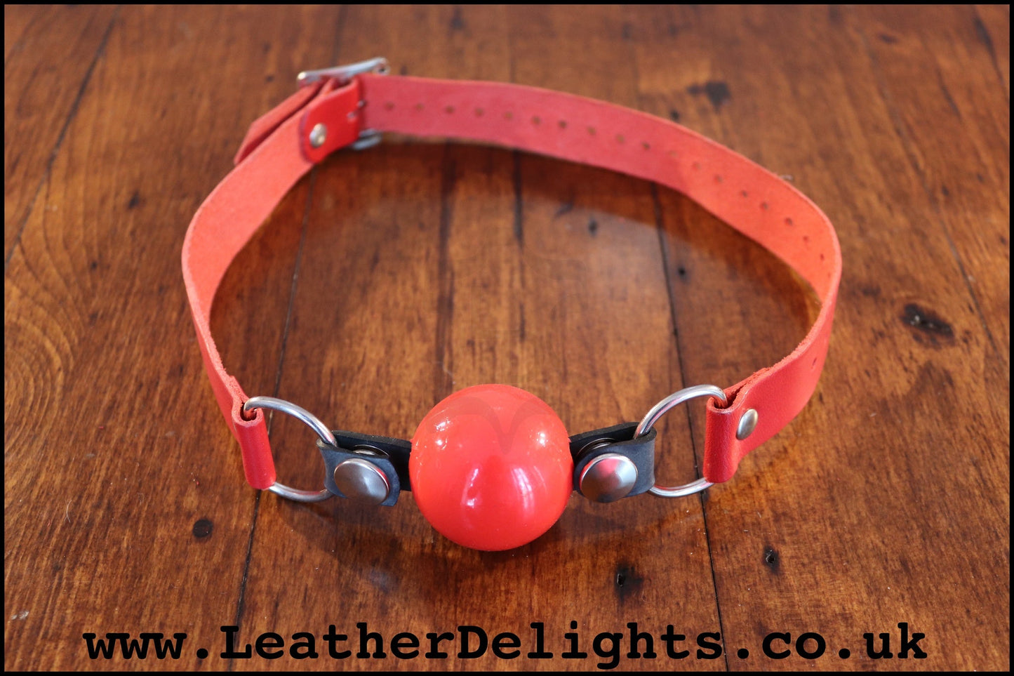 Hard Silicone Ball Gag - Leather Delights