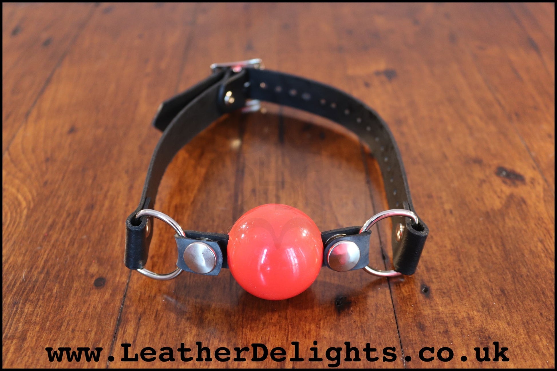 Hard Silicone Ball Gag - Leather Delights